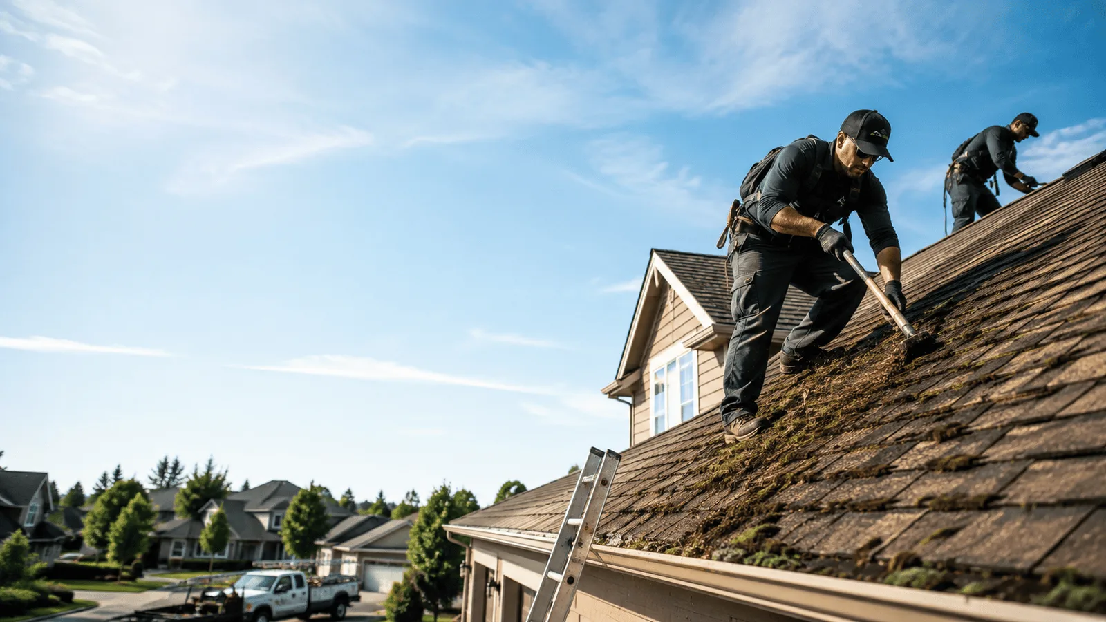 Roof Moss Removal in Greenbush, MI near me